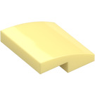 LEGO Bright Light Yellow Slope 2 x 2 Curved (15068)