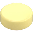 LEGO Giallo chiaro brillante Piastrella 1 x 1 Rotondo (35381 / 98138)