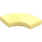 LEGO Bright Light Yellow Tile 2 x 2 Curved Corner (27925)