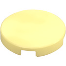 LEGO Bright Light Yellow Tile 2 x 2 Round with Bottom Stud Holder (14769)