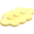 LEGO Ярко светло жълто Плочка 3 x 5 Cloud с 3 шпилки (35470)