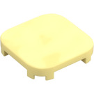 LEGO Bright Light Yellow Tile 4 x 4 x 0.7 Rounded (68869)