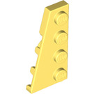 LEGO Bright Light Yellow Wedge Plate 2 x 4 Wing Left (41770)