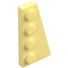 LEGO Klar Ljusgul Kil Platta 2 x 4 Vinge Höger (41769)