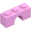 LEGO Lyserød Hvælving 1 x 3 (4490)