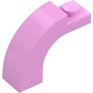 LEGO Rosa brillante Arco 1 x 3 x 2 con Parte superior curva (6005 / 92903)