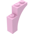 LEGO Fel roze Boog 1 x 3 x 3 (13965)