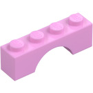 LEGO Kirkkaanvaaleanpunainen Kaari 1 x 4 (3659)