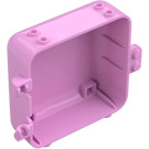 LEGO Fel roze Doos 3 x 8 x 6.7 met Vrouwelijk Scharnier (64454)