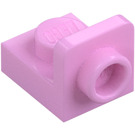 LEGO Leuchtendes Rosa Halterung 1 x 1 mit 1 x 1 Platte Oben (36840)