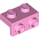 LEGO Bright Pink Bracket 1 x 2 - 1 x 2 (99781)