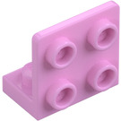 LEGO Leuchtendes Rosa Halterung 1 x 2 - 2 x 2 Oben (99207)