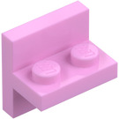 LEGO Rosa brillante Staffa 1 x 2 con Verticale Piastrella 2 x 2 (41682)