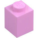 LEGO Leuchtendes Rosa Stein 1 x 1 (3005 / 30071)