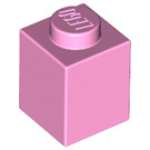 LEGO Leuchtend rosa Backstein 1 x 1 (3005 / 30071)