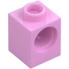 LEGO Rosa brillante Ladrillo 1 x 1 con Agujero (6541)