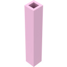 LEGO Fel roze Steen 1 x 1 x 5 met holle nop (2453)