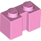 LEGO Bright Pink Brick 1 x 2 with Groove (4216)