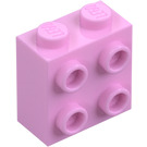 LEGO Jasnoróżowy Cegła 1 x 2 x 1.6 z Szpilki NA Jeden Strona (1939 / 22885)