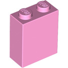 LEGO Leuchtend rosa Backstein 1 x 2 x 2 mit Innenbolzenhalter (3245)