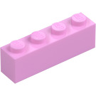 LEGO Světle růžová Kostka 1 x 4 (3010 / 6146)