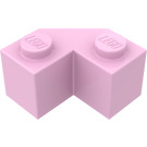 LEGO Klarrosa Kloss 2 x 2 Facet (87620)