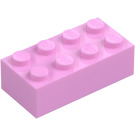 LEGO Jasnoróżowy Cegła 2 x 4 (3001 / 72841)