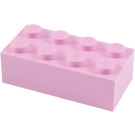 LEGO Leuchtend rosa Backstein 2 x 4 (3001 / 72841)