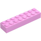 LEGO Klar rosa Kloss 2 x 8 (3007 / 93888)