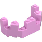 LEGO Bright Pink Brick 4 x 8 x 2.3 Turret Top (6066)