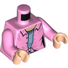 LEGO Bright Pink Ellie Sattler Minifig Torso (973 / 76382)