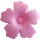 LEGO Bright Pink Flower with Serrated Petals with Small Pin (93080)