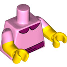 LEGO Leuchtend rosa Lisa Simpson Minifig Torso (973 / 16360)