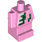 LEGO Bright Pink Minecraft Baby Body with Baby Zombie Pigman Decoration (35526 / 37176)