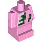 LEGO Bright Pink Minecraft Body with Baby Zombie Pigman Decoration (35526 / 37176)