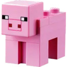 LEGO Bright Pink Minecraft Pig (Plain Snout)