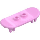 LEGO Bright Pink Minifig Skateboard with Four Wheel Clips (42511 / 88422)