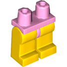 LEGO Rose pétant Minifigure Les hanches avec Jaune Jambes (73200 / 88584)
