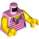 LEGO Fel roze Mom Minifig Torso (973 / 76382)