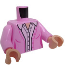 LEGO Bright Pink Pam Beesly Minifig Torso (973 / 76382)
