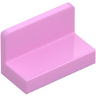 LEGO Fel roze Paneel 1 x 2 x 1 met afgeronde hoeken (4865 / 26169)