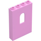 LEGO Leuchtendes Rosa Paneel 1 x 4 x 5 mit Fenster (60808)