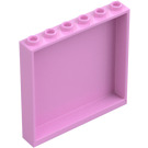 LEGO Bright Pink Panel 1 x 6 x 5 (35286 / 59349)