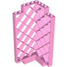 LEGO Bright Pink Panel 6 x 6 x 12 Corner Lattice (30016)