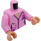 LEGO Fel roze Phoebe Buffay Minifig Torso (973 / 76382)