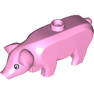 LEGO Klarrosa Pig med Ögon med Eyelashes (34280 / 87621)