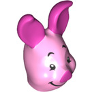 LEGO Bright Pink Piglet Head (77316)