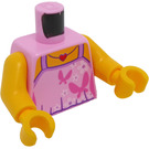 LEGO Bright Pink Pink Blouse Torso (973 / 76382)