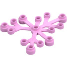 LEGO Leuchtendes Rosa Pflanze Blätter 6 x 5 (2417)