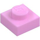 LEGO Klar rosa Plate 1 x 1 (3024 / 30008)